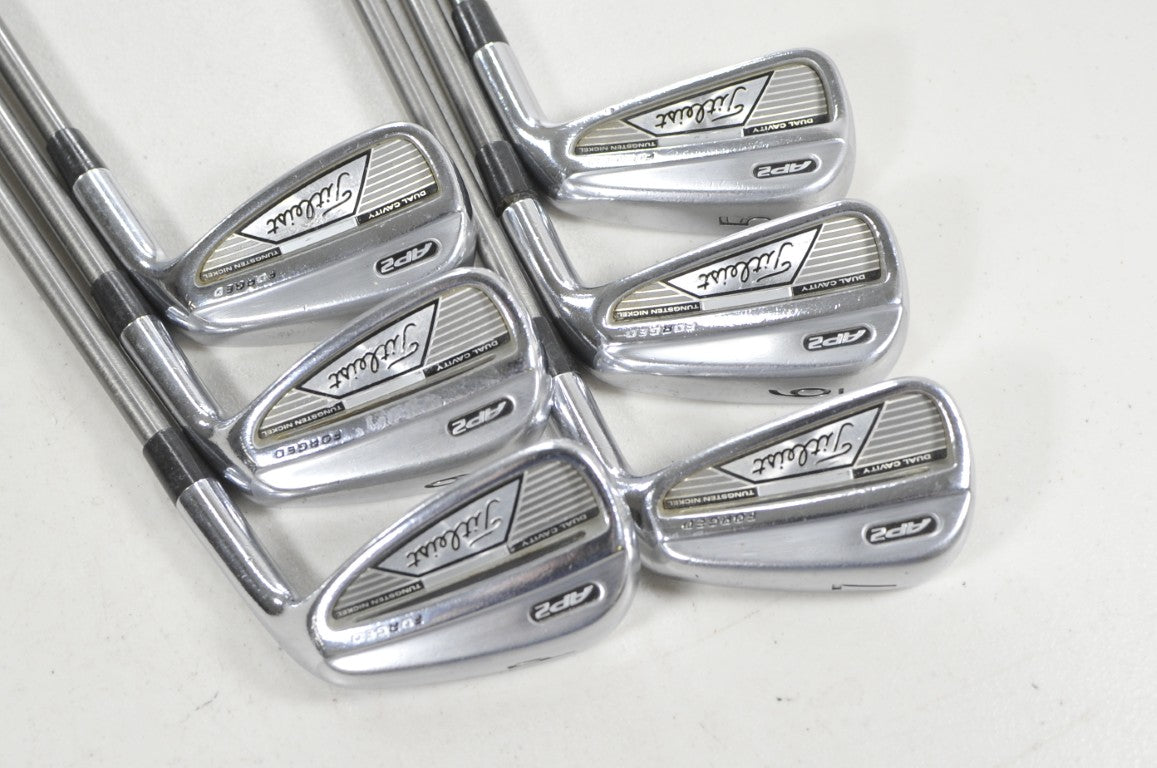 Titleist 710 AP2 5-PW Iron Set SteelFiber 95g Regular Flex Right  #225572