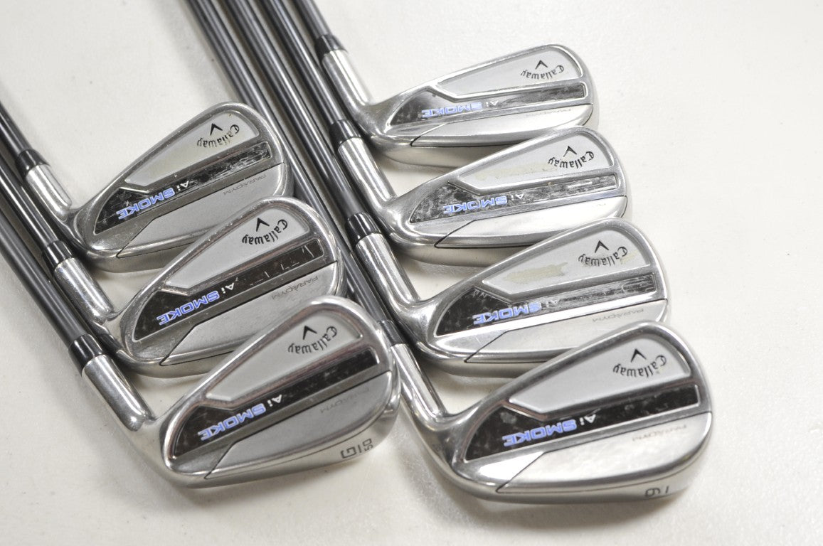 Callaway Paradym Ai Smoke 6-PW,AW,GW Iron Set RH Regular Flex Graphite # 217936