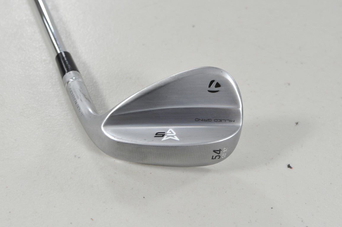 TaylorMade Milled Grind 5 Chrome 54*-12 Wedge DG 115g Wedge Flex Steel #223848