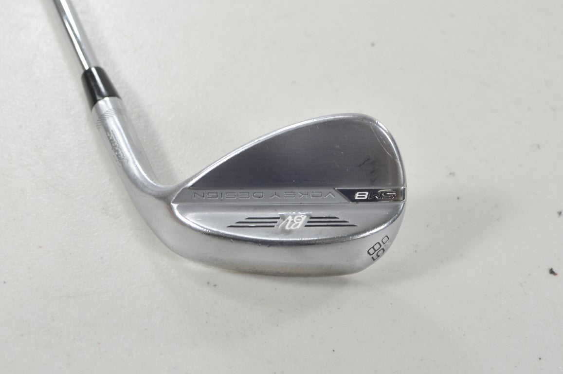 Titleist Vokey SM8 Tour Chrome 58*-12D Wedge Right BV Wedge Flex Steel #223844