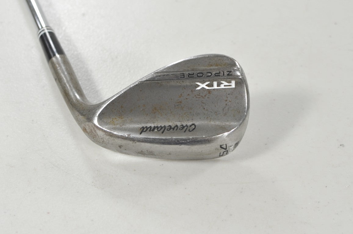 Cleveland RTX Zipcore Tour Raw 54*-12 Wedge Right DG S400 Stiff Steel #223849