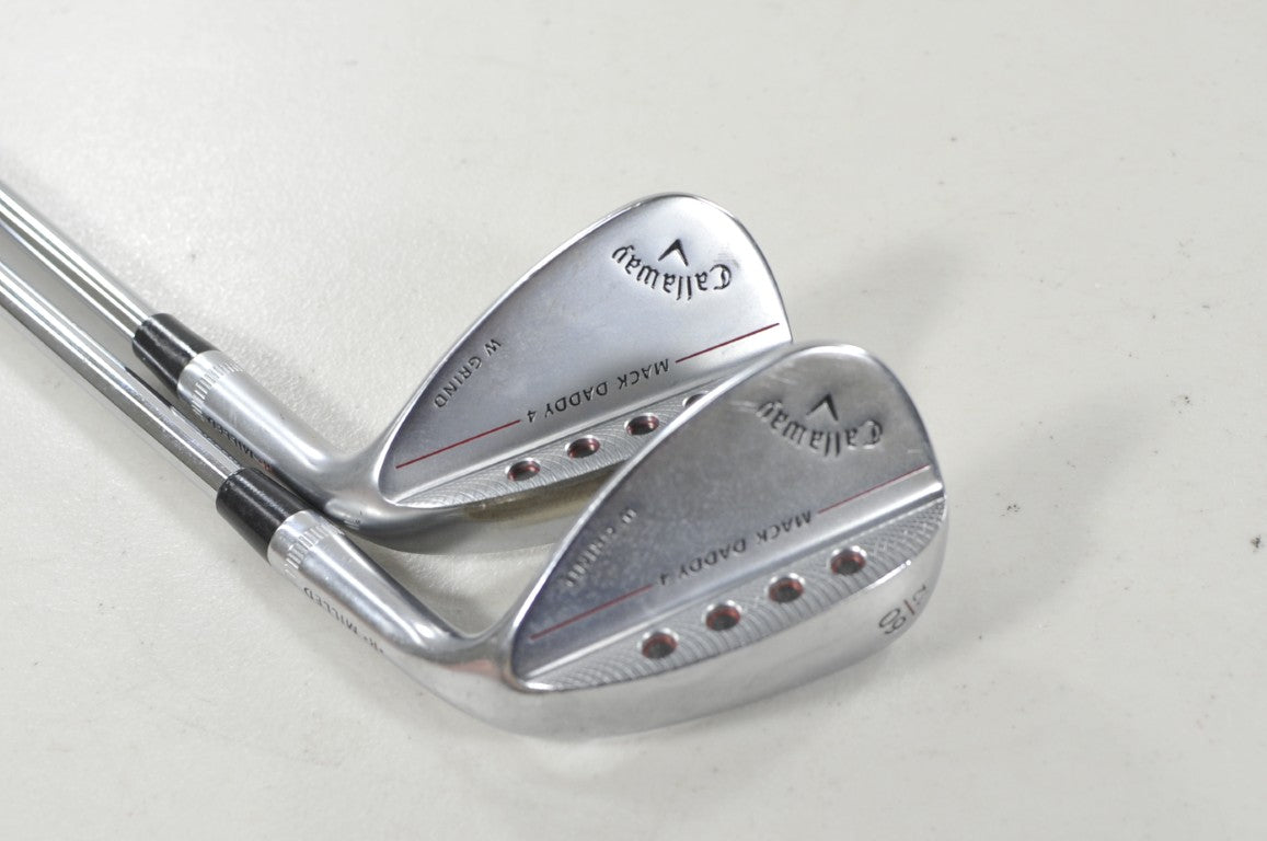 Callaway Mack Daddy 4 Raw 54*, 60* Wedge Set DG S400 Stiff Flex Steel #223837