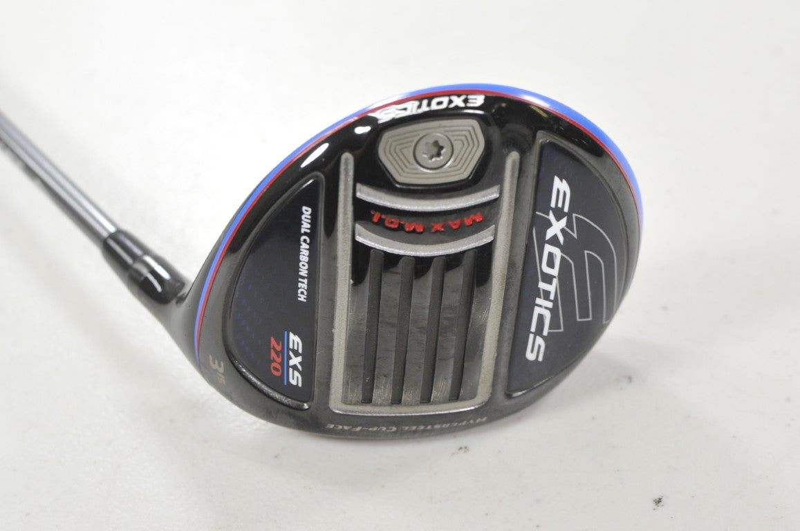 Tour Edge Exotics EXS 220 3-15* Fairway Wood Stiff RH Ventus 6 Graphite # 222311