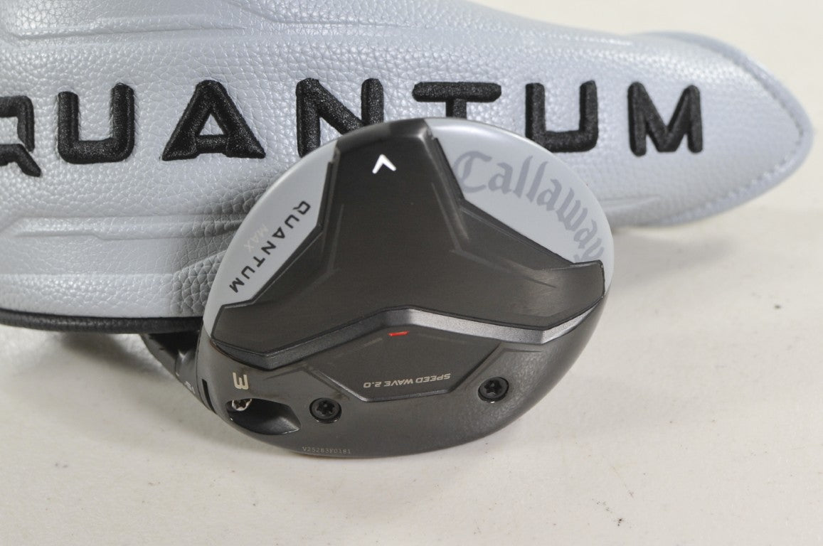 Callaway Quantum Max 3-15* Fairway Wood Stiff Flex Denali 6.0 Graphite # 220630
