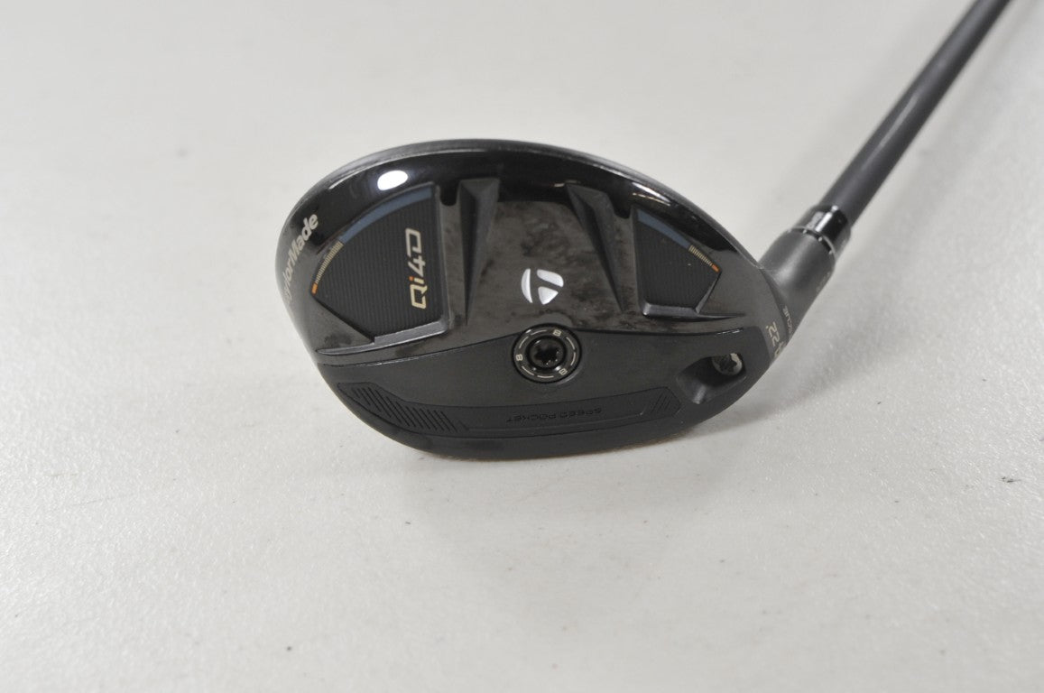 LEFT HANDED TaylorMade Qi4D Rescue 4-22* Hybrid Senior Flex 55g Graphite #223869