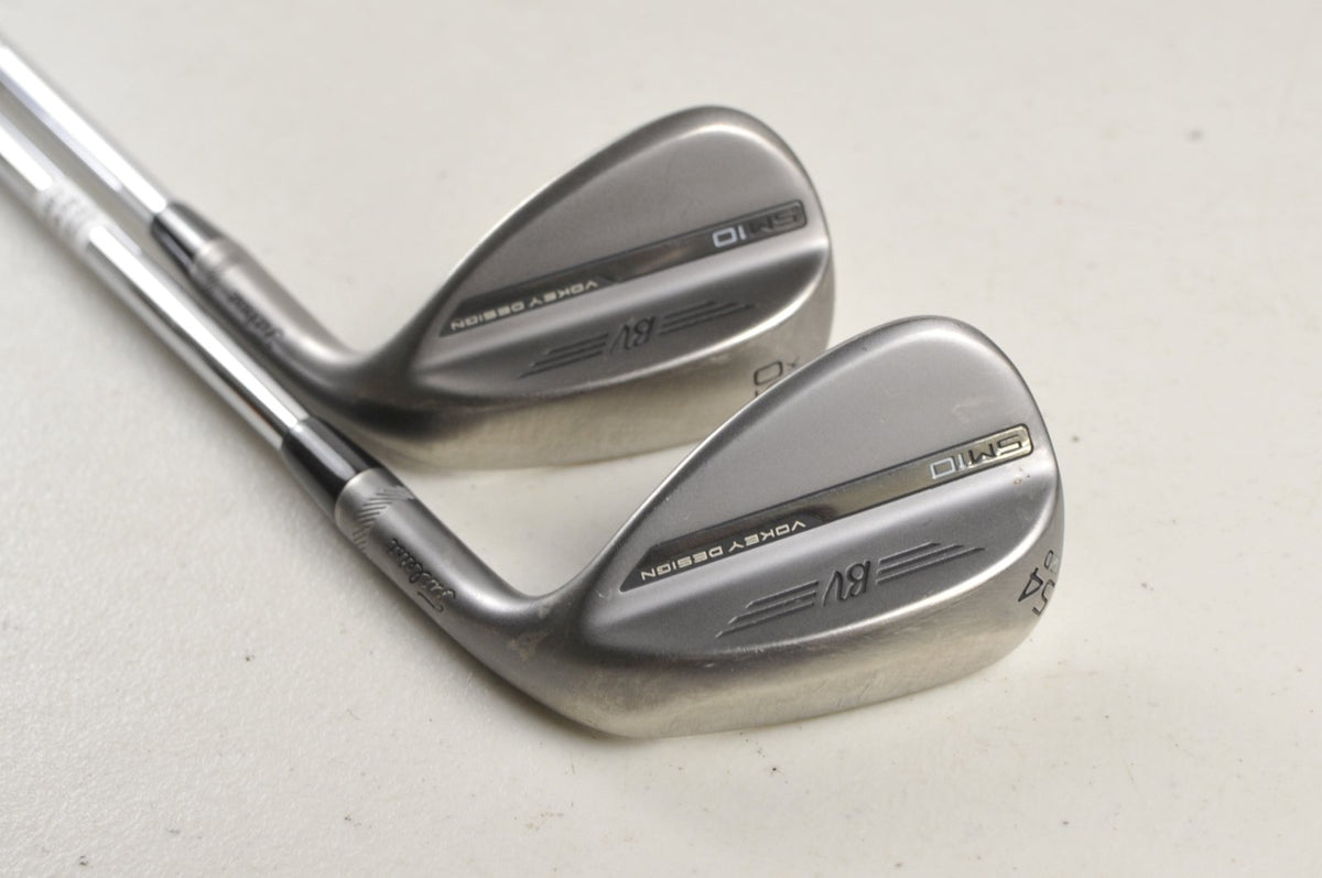 Titleist Vokey SM10 Nickel 54*, 60* Wedge Set Right BV Wedge Flex Steel #226497
