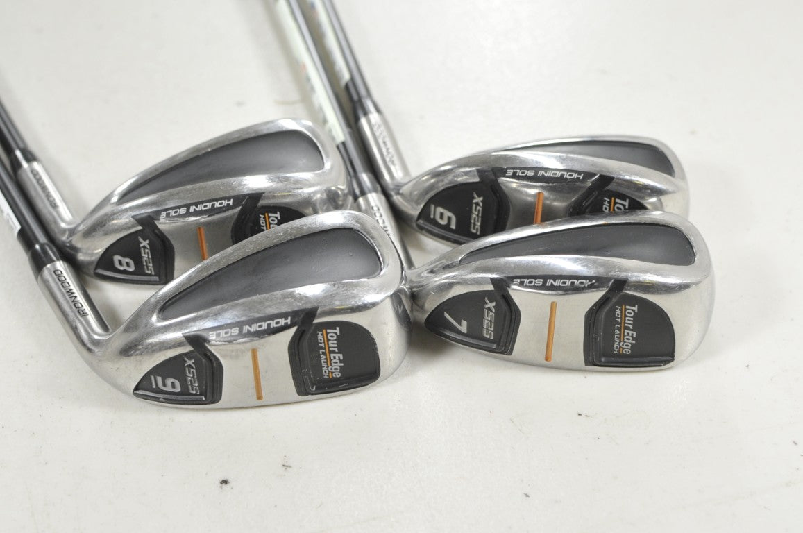 Tour Edge Hot Launch X525 6-9 Iron Set Senior Flex Helium 50g Graphite # 222304
