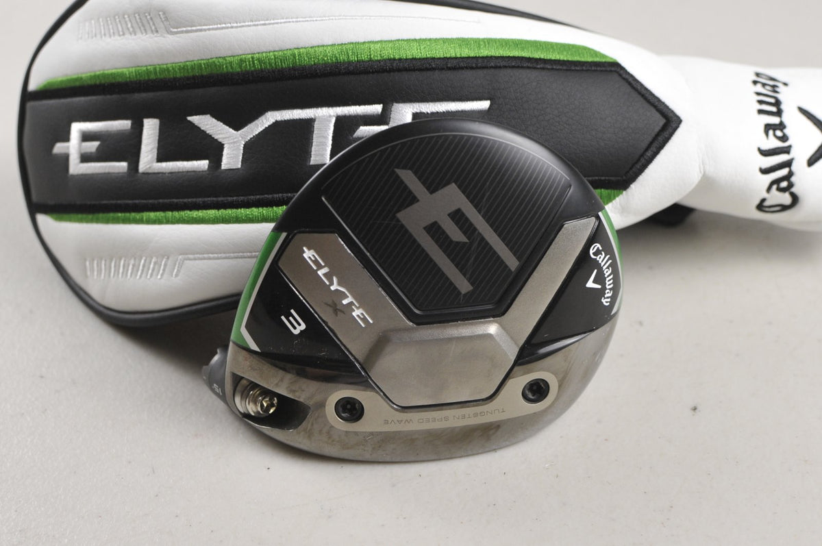 Callaway Elyte X 3-15* Fairway Wood HEAD ONLY Right with Cover  #227158