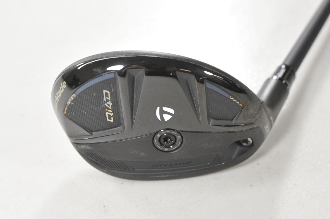 LEFT HANDED TaylorMade Qi4D Rescue 4-22* Hybrid Regular Flex Graphite # 217577