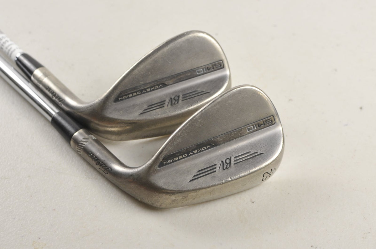 Titleist Vokey SM10 Nickel 52*, 56* Wedge Set Right BV Wedge Flex Steel #226518