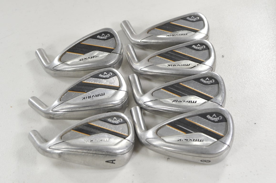 Callaway Mavrik 5-PW,AW Iron Set HEADS ONLY  # 219892