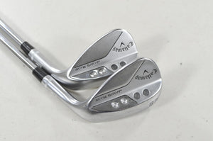 Callaway Jaws Raw Chrome 54*, 60* Wedge Set Right DG S400 Stiff Steel #223842
