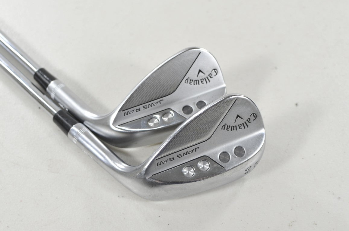 Callaway Jaws Raw Chrome 54*, 60* Wedge Set Right DG S400 Stiff Steel #223842