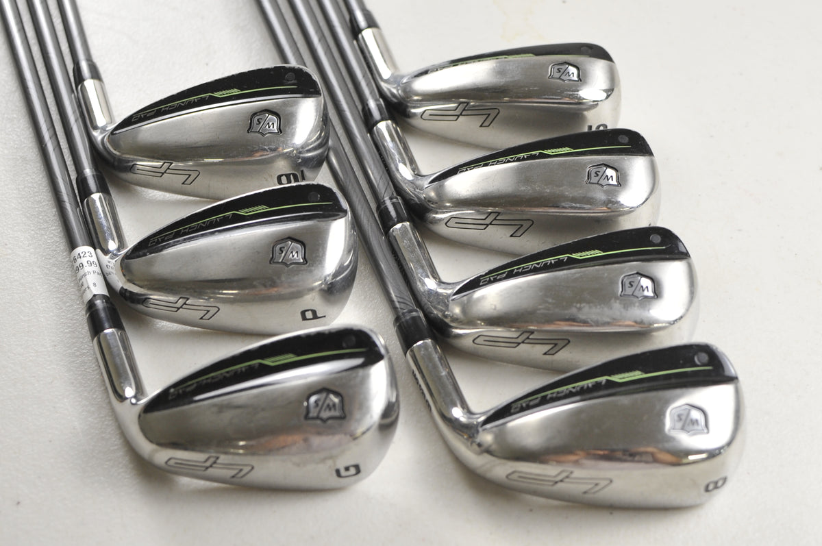Wilson Launch Pad 2 5-PW,GW Iron Set Senior Flex EvenFlow 5.0 Graphite #226423