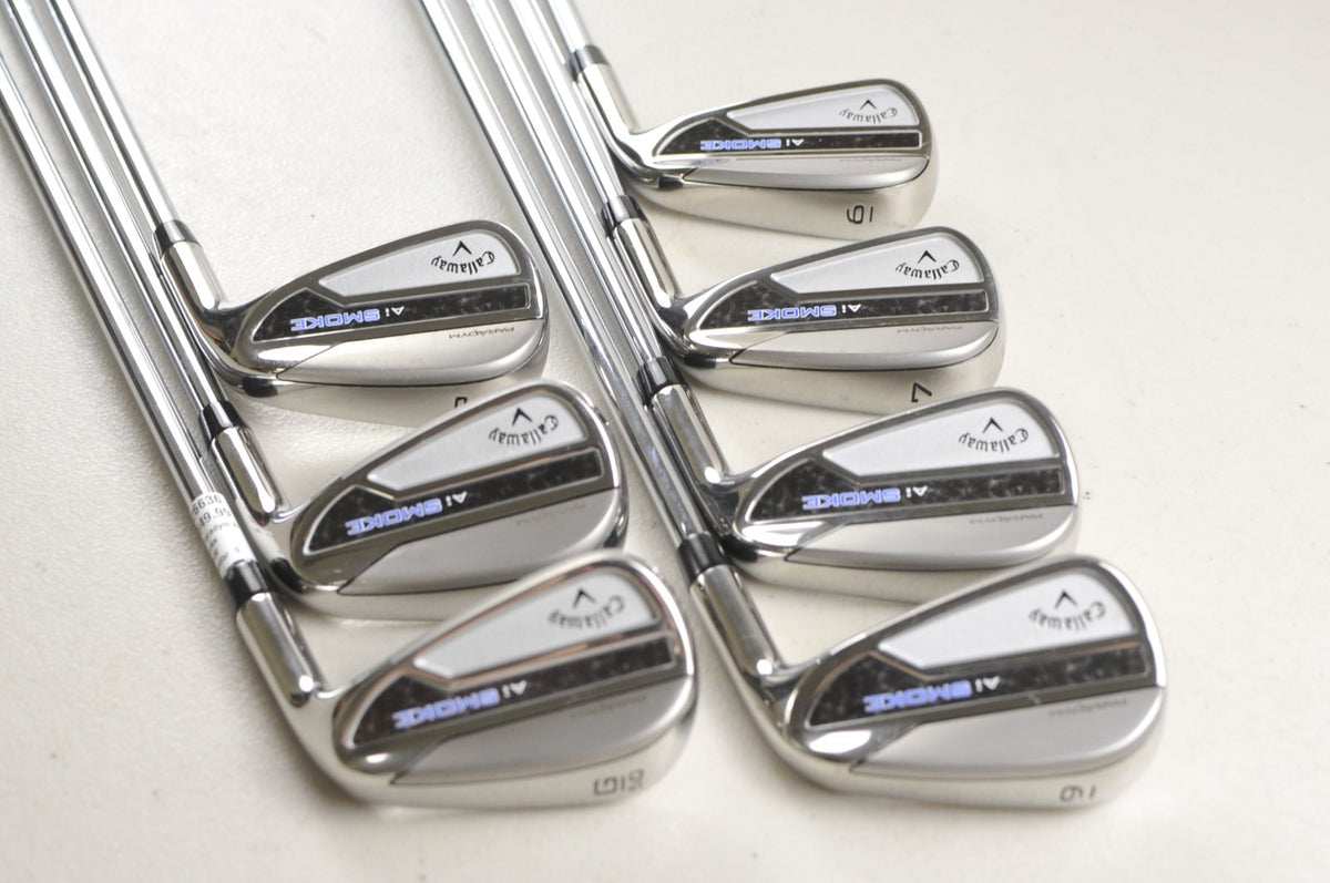 Callaway Paradym Ai Smoke 6-PW,AW,GW Iron Set Regular Elevate MPH Steel #226636