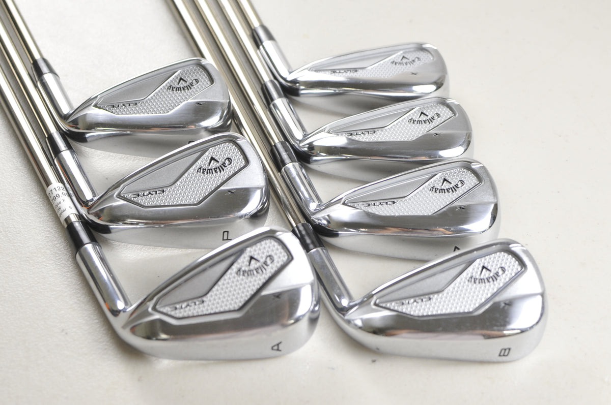 Callaway Elyte X 5-PW,AW Iron Set Regular Flex RH Recoil ESX F3 Graphite #227122