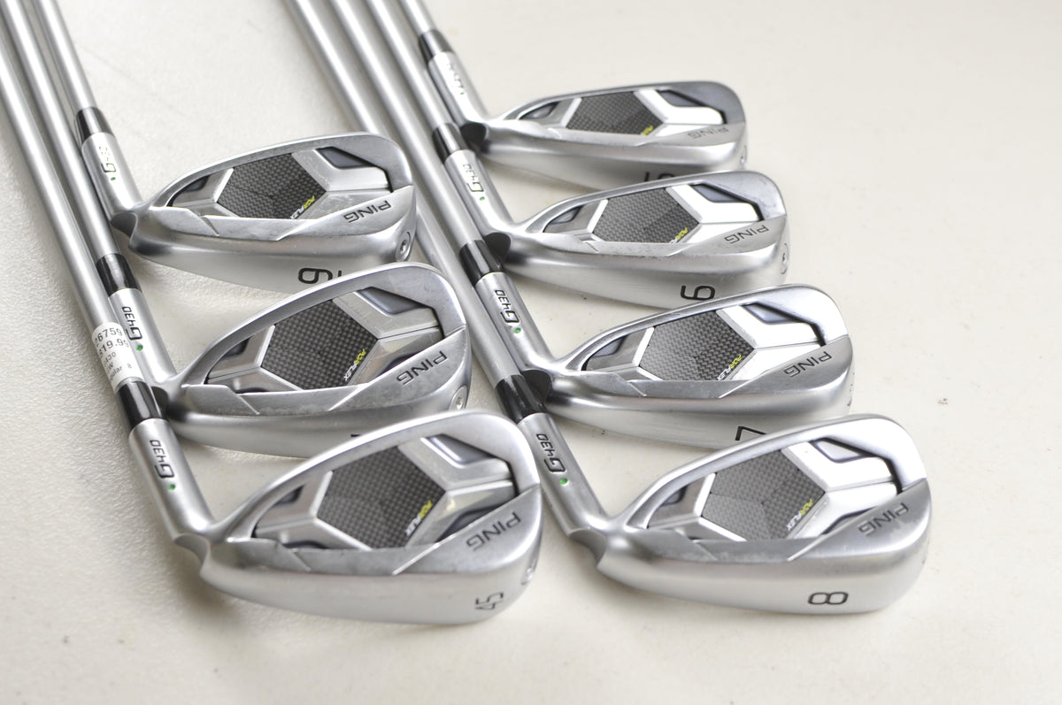 Ping G430 5-W,45* Iron Set Senior Flex Green Dot Alta Quick 45g Graphite #226759