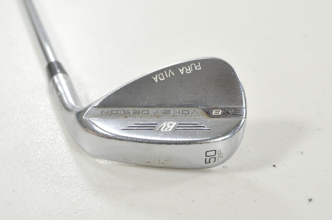 Titleist Vokey SM8 Tour Chrome 50*-12F Wedge Right DG S400 Stiff Steel #224081