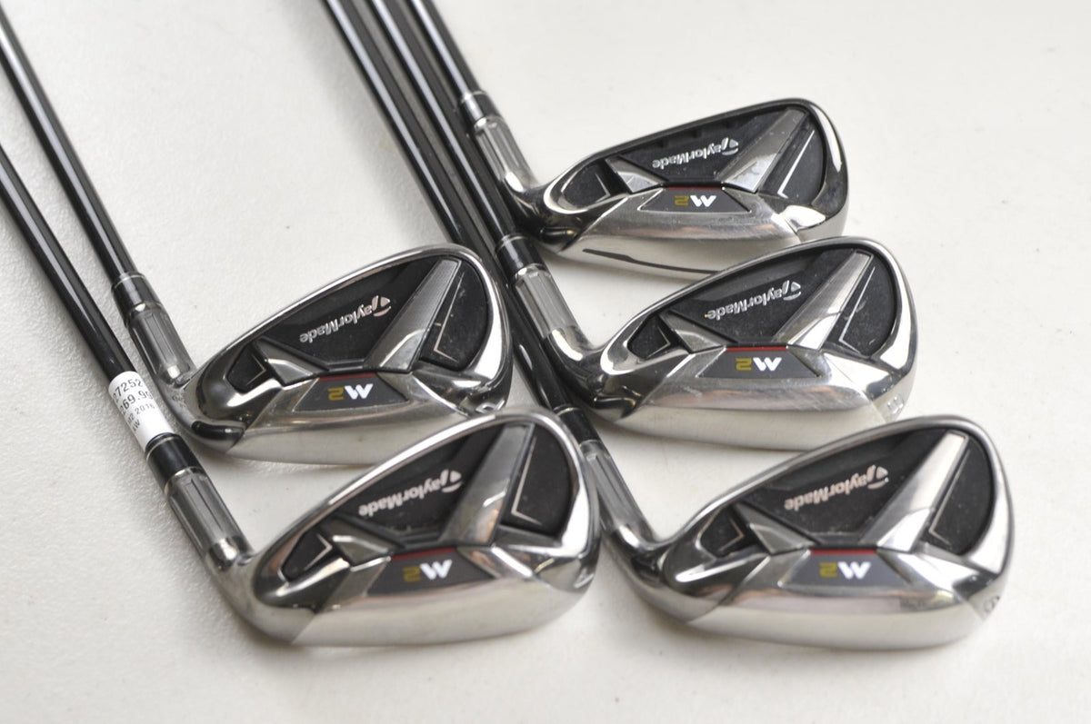 TaylorMade M2 2016 7-PW,AW Iron Set Senior Flex RH Reax 55g Graphite #227252