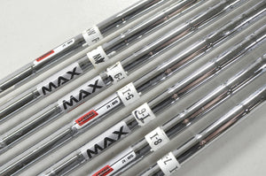 KBS MAX 85g Regular Flex 7pc Iron Shaft Set 5-PW,AW Steel .370 Tip  # 215253