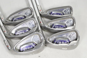 Ping Serene 6-W,SW Iron Set Ladies Lite Flex Red Dot RH ULT210 Graphite # 220727