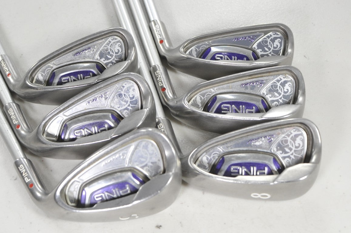 Ping Serene 6-W,SW Iron Set Ladies Lite Flex Red Dot RH ULT210 Graphite # 220727