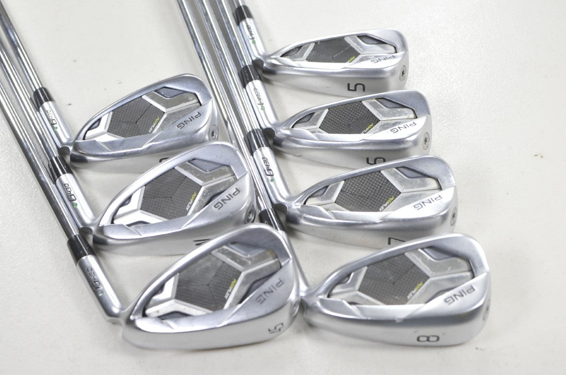 Ping G430 5-W,45* Iron Set Regular Flex Green Dot Right AWT 2.0 Steel # 220739