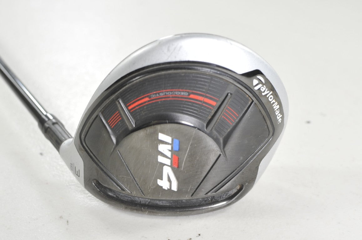 TaylorMade M4 3-15* Fairway Wood Stiff Flex Right Atmos Red 6 Graphite #219601