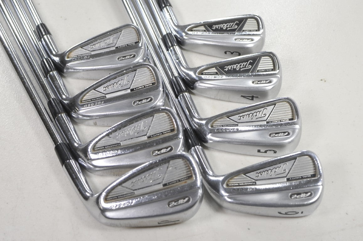 Titleist AP2 2008 3-PW Iron Set Regular Flex RH Rifle 5.0 Steel +1
