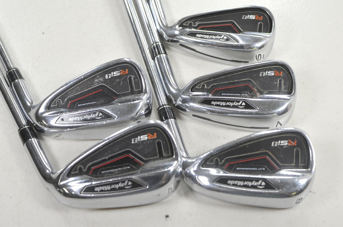 TaylorMade RSi 1 6-PW Iron Set Stiff Flex Right 90g Reax Steel # 222293