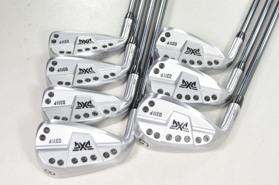 LEFT HAND PXG Gen4 0311 P 5-W,GW Iron Set Stiff Recoil Dart F4 Graphite # 220766