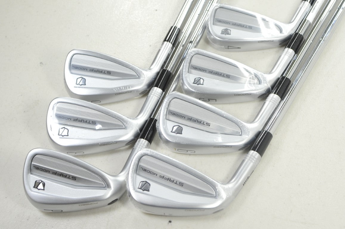 LEFT HANDED Wilson Staff Model CB 2026 4-PW Iron Set Stiff Flex DG Steel #222396