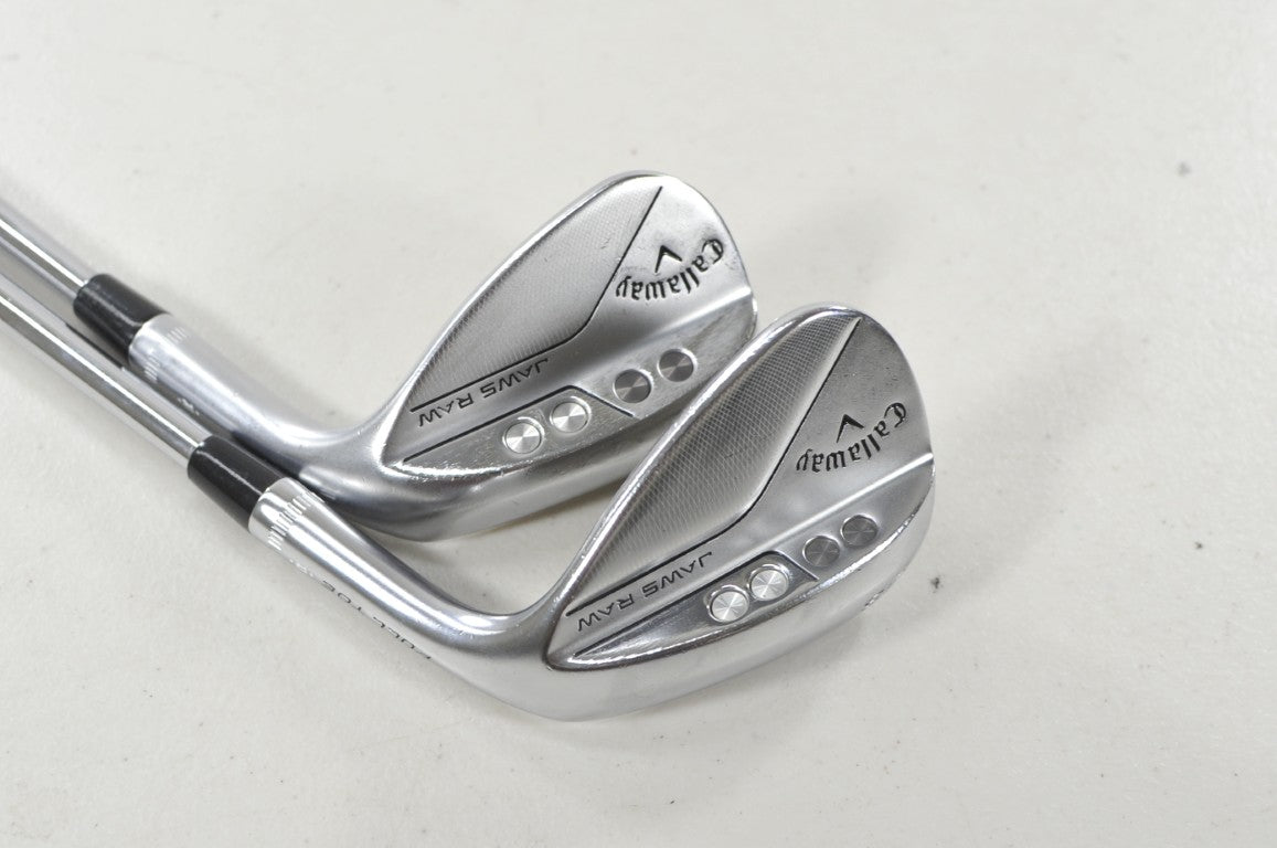 Callaway Jaws Raw Chrome 54*, 60* Wedge Set Right DG Spinner 115g Steel #224089