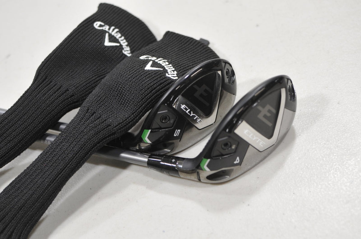 Callaway Elyte 4-22° and 5-26° Hybrid Set Stiff Flex RH Denali 6.0 70g #229902