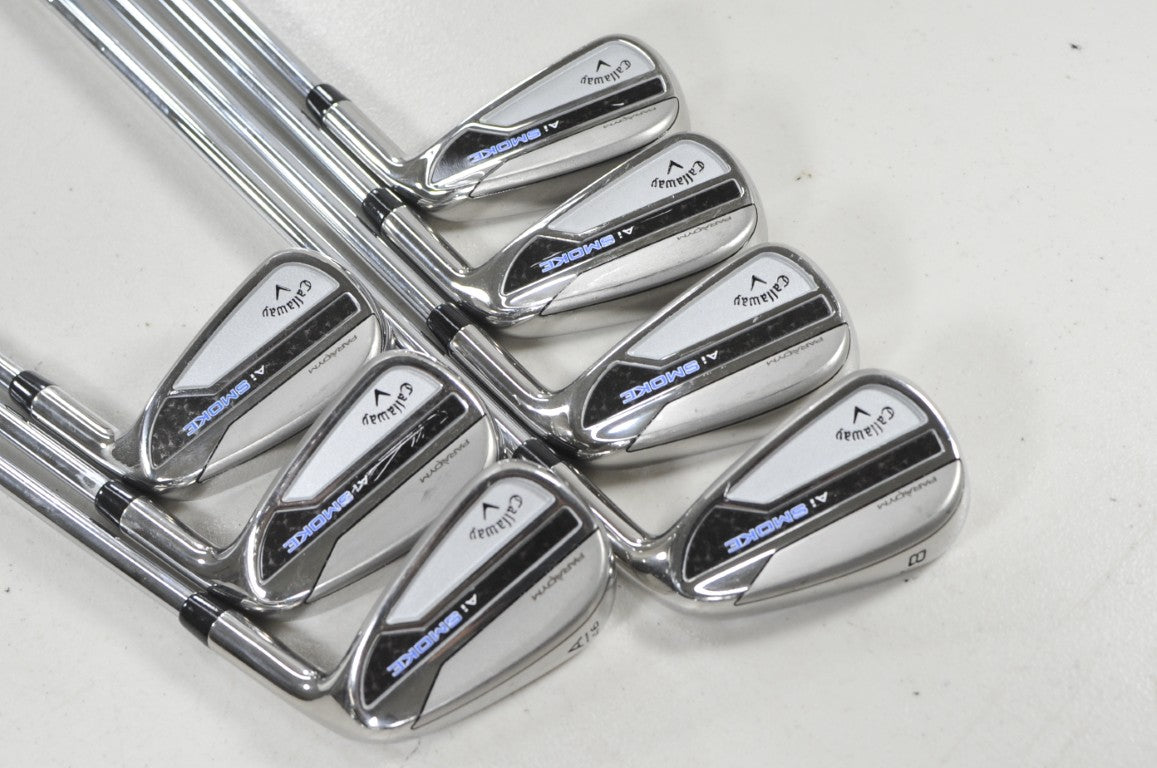 Callaway Paradym Ai Smoke 5-PW,AW Iron Set Regular Flex MPH 95g RH Steel #224077