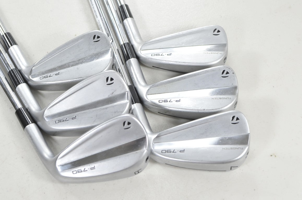 TaylorMade P790 2023 5-8,PW,AW Iron Set Stiff Flex RH DG S300 105g Steel #224119