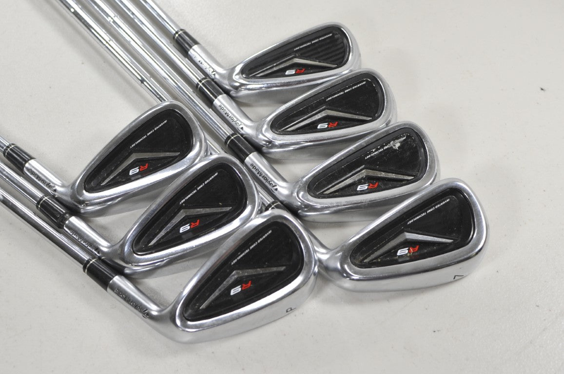 TaylorMade R9 4-PW Iron Set Stiff Flex Right DG S300 Steel #224065