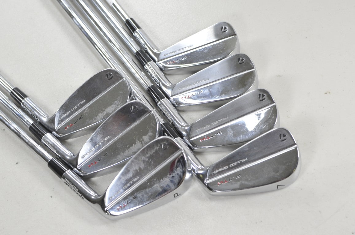 TaylorMade P7TW 4-PW Iron Set X-Stiff Flex RH Project X Rifle 6.5 Steel # 224108