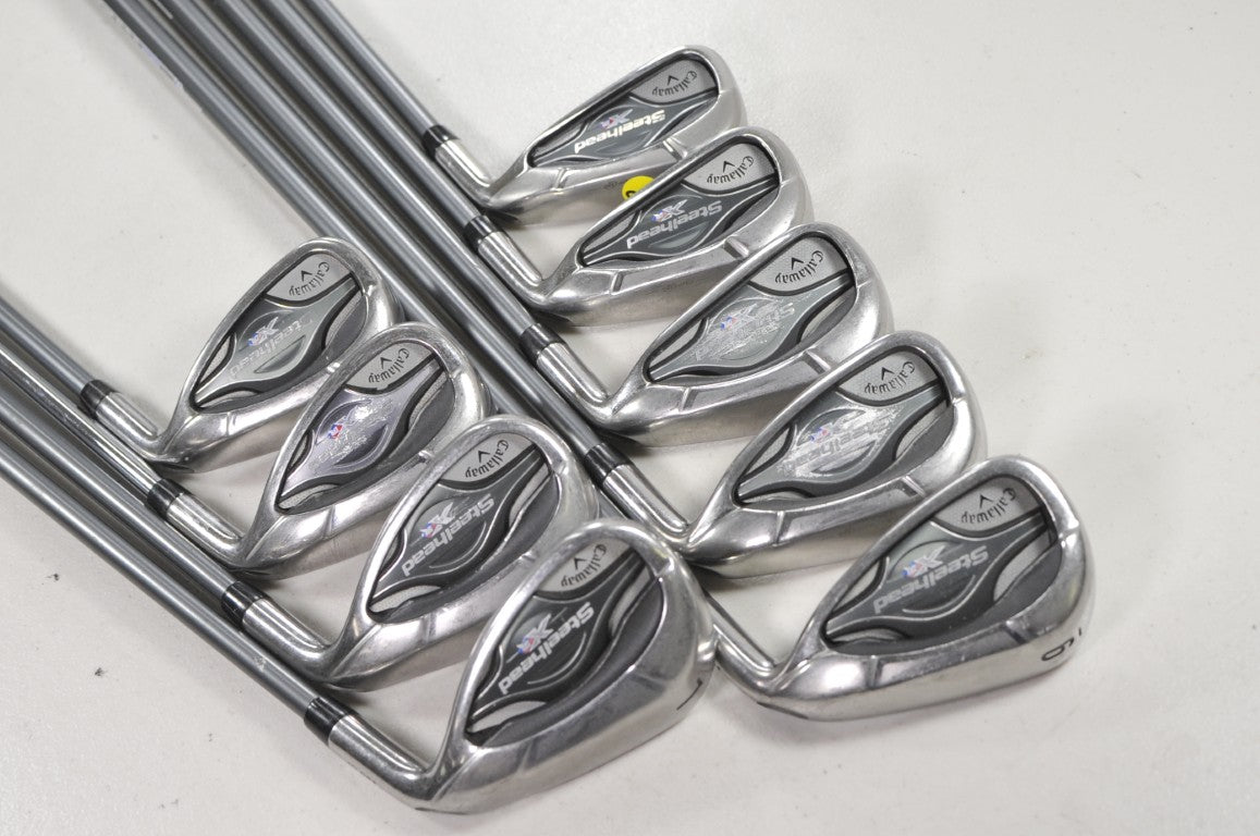 Callaway Steelhead XR 5-PW,AW,SW,LW Iron Set Regular RH Ozik Graphite # 211191