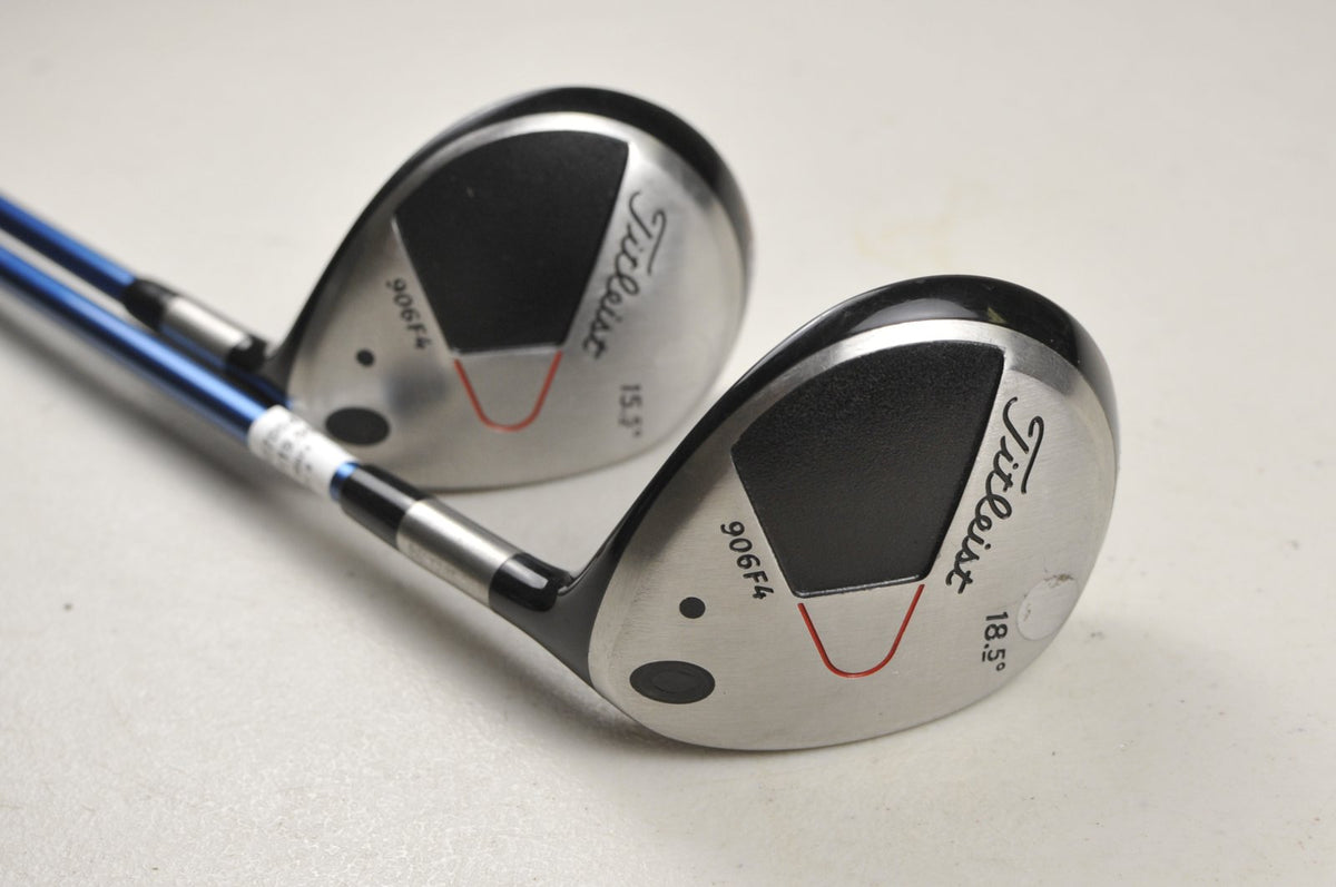 Titleist 906F4 3-15.5* and 5-18.5* Fairway Wood Set Stiff Flex Graphite #227004