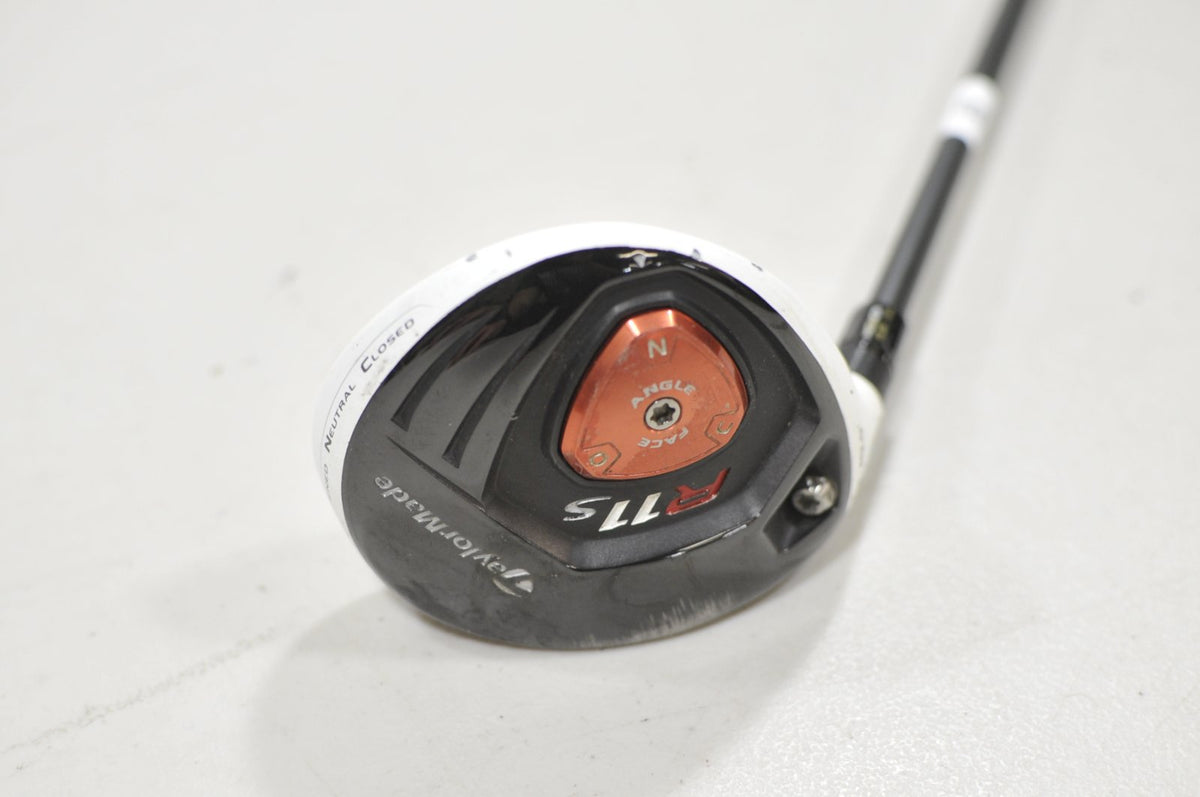 LEFT HANDED TaylorMade R11s 3-15.5° Fairway Wood Stiff Flex RIP Phenom #229603