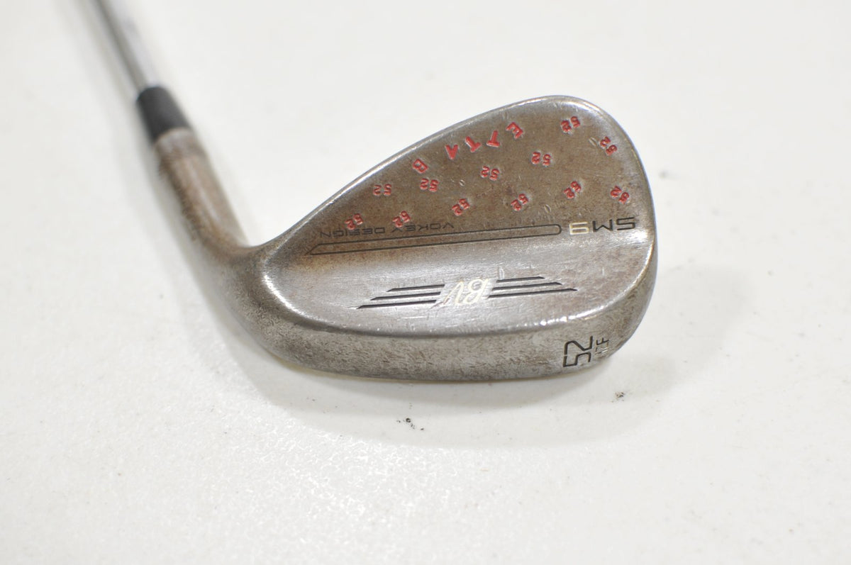 Titleist Vokey SM9 Raw 52°-12F Wedge Right Steel #227757
