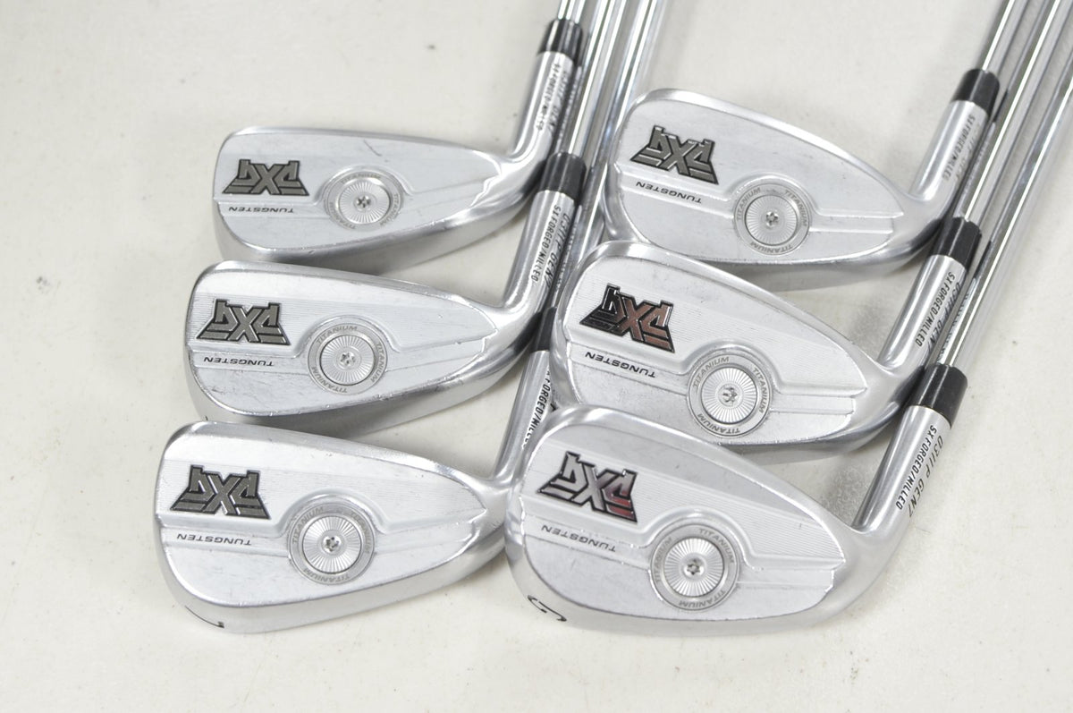 LEFT HAND PXG Gen7 0311 P Chrome 5-8,W,GW Iron Set X-Stiff KBS Tour Steel 225467