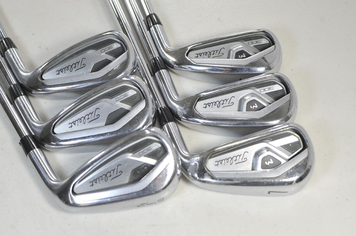 Titleist T300 2021 5-PW Iron Set Stiff Flex Project X LZ 6.0 120g Steel #218725