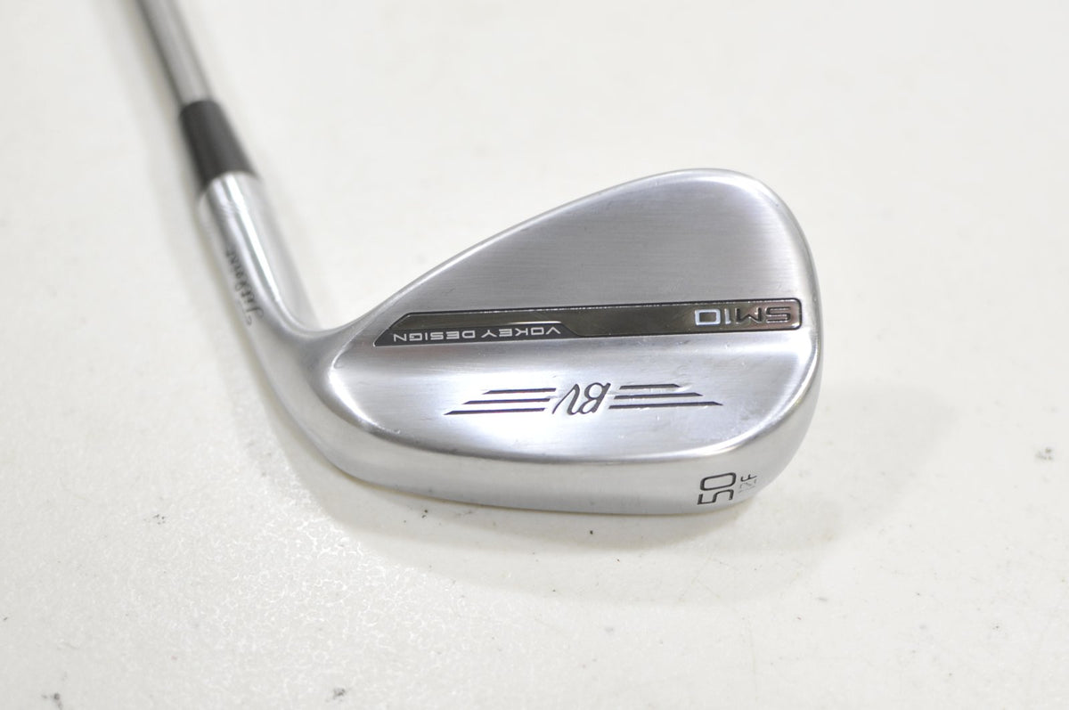 Titleist Vokey SM10 Tour Chrome 50°-12F Wedge X-Stiff Flex SteelFiber 95 #228730