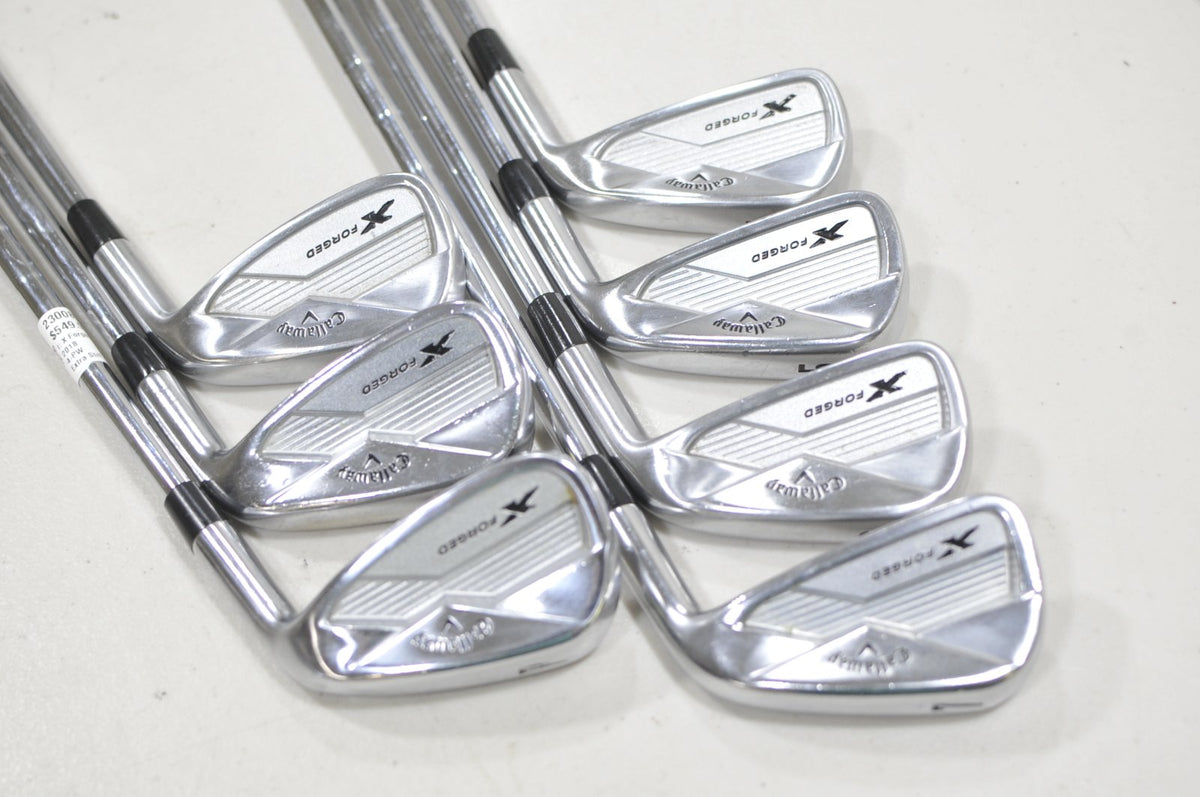 Callaway X Forged 2018 4-PW Iron Set X-Stiff Flex RH DG 105 X100 Steel #230089