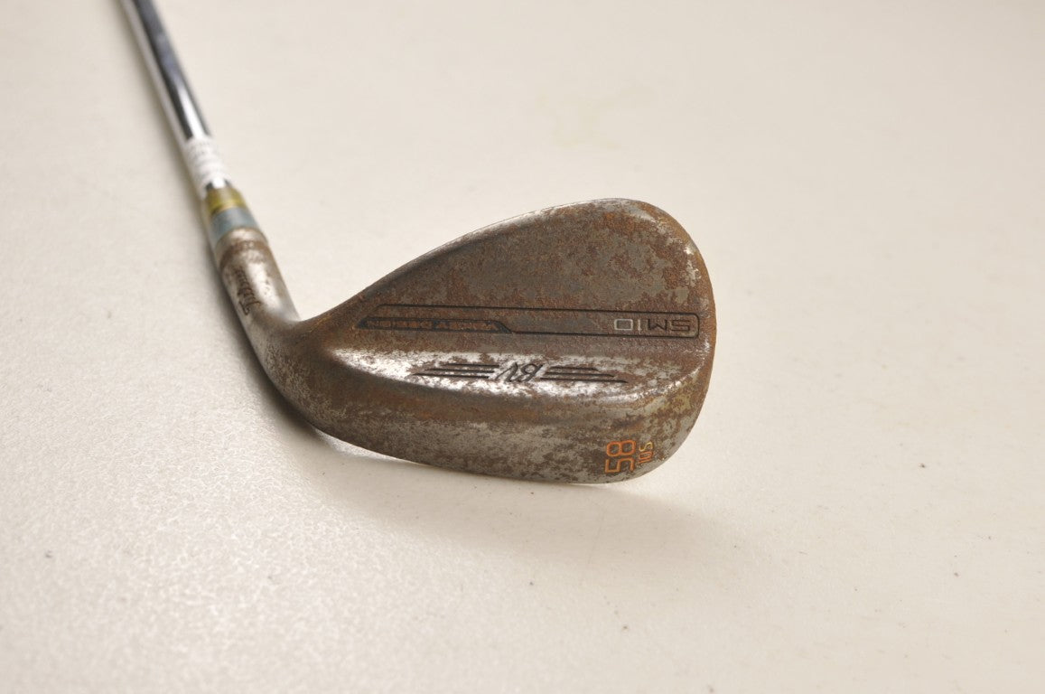 Titleist Vokey SM10 Raw 58*-10S Wedge Right BV Wedge Flex Steel #227307