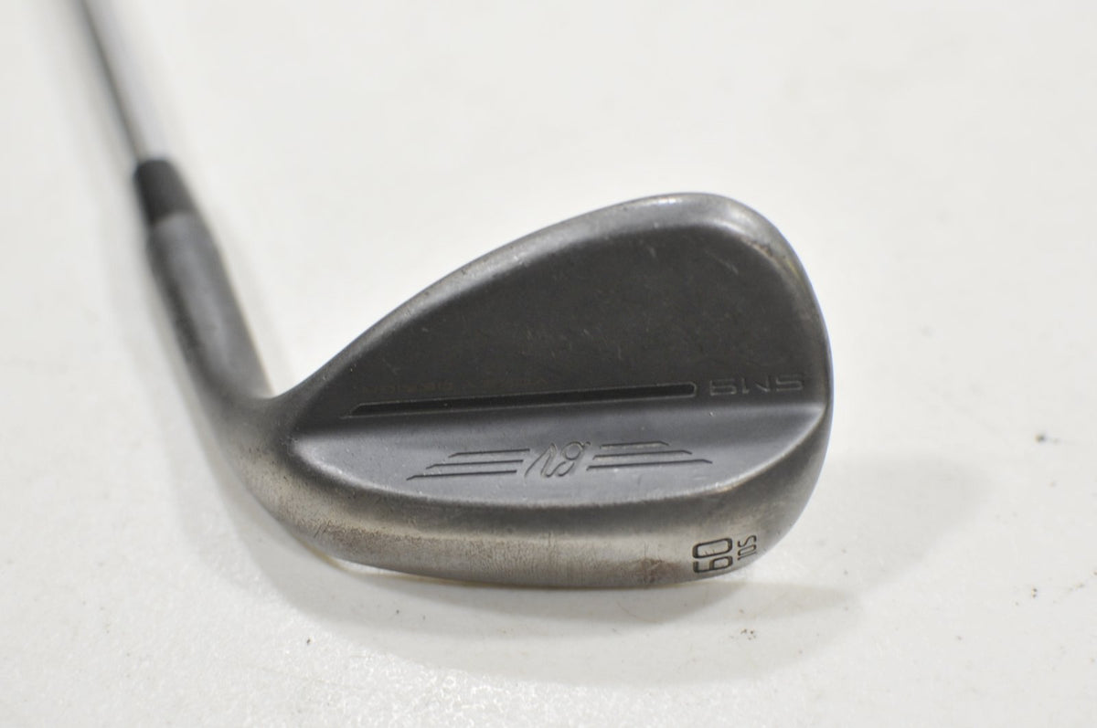 Titleist Vokey SM9 Jet Black 60°-10S Wedge Right BV Wedge Flex Steel #228601