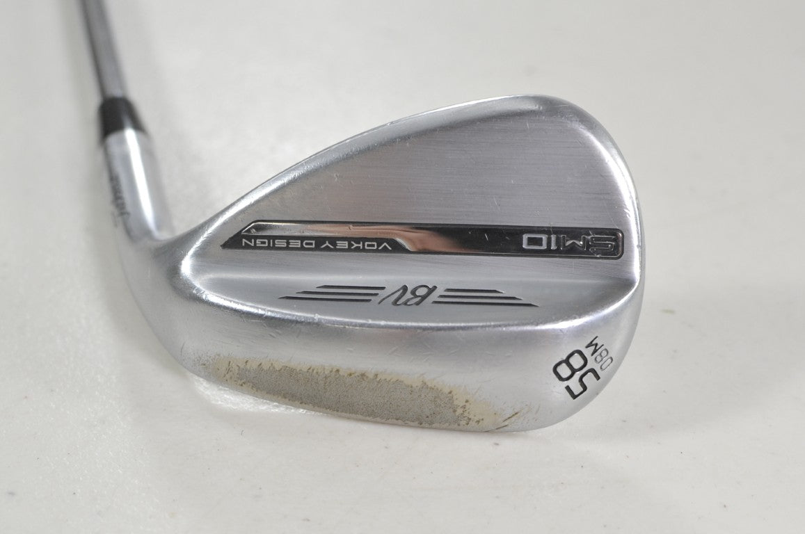 Titleist Vokey SM10 Tour Chrome 58*-08M Wedge Right BV Wedge Flex Steel #219839