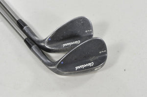 Cleveland RTX-3 Black Satin 54*, 58* Wedge Set SteelFiber 95g Stiff Flex #224318